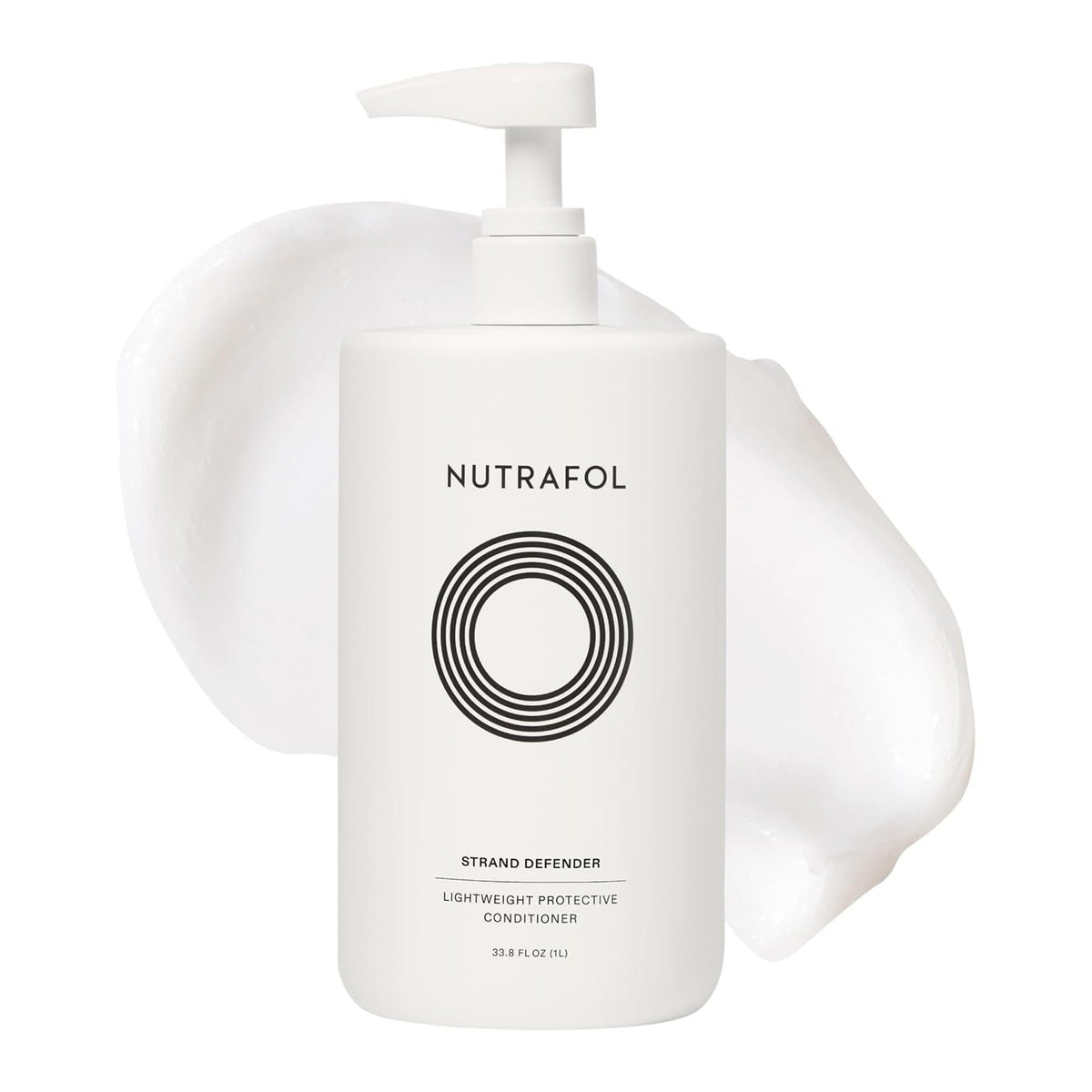 Nutrafol Strand Defender 1 liter pump bottle conditioner with cream 33.8 fl oz