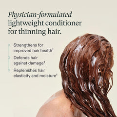 Physician formulated Nutrafol Strand Defender conditioner benefits for thinning hair
