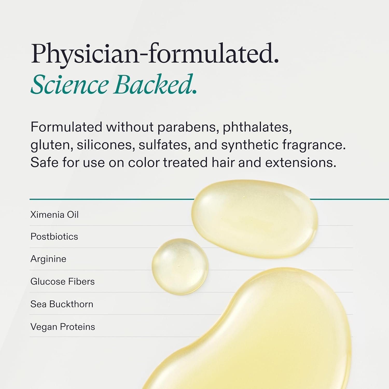 Nutrafol Strand Defender science backed formula with ximenia oil and postbiotics