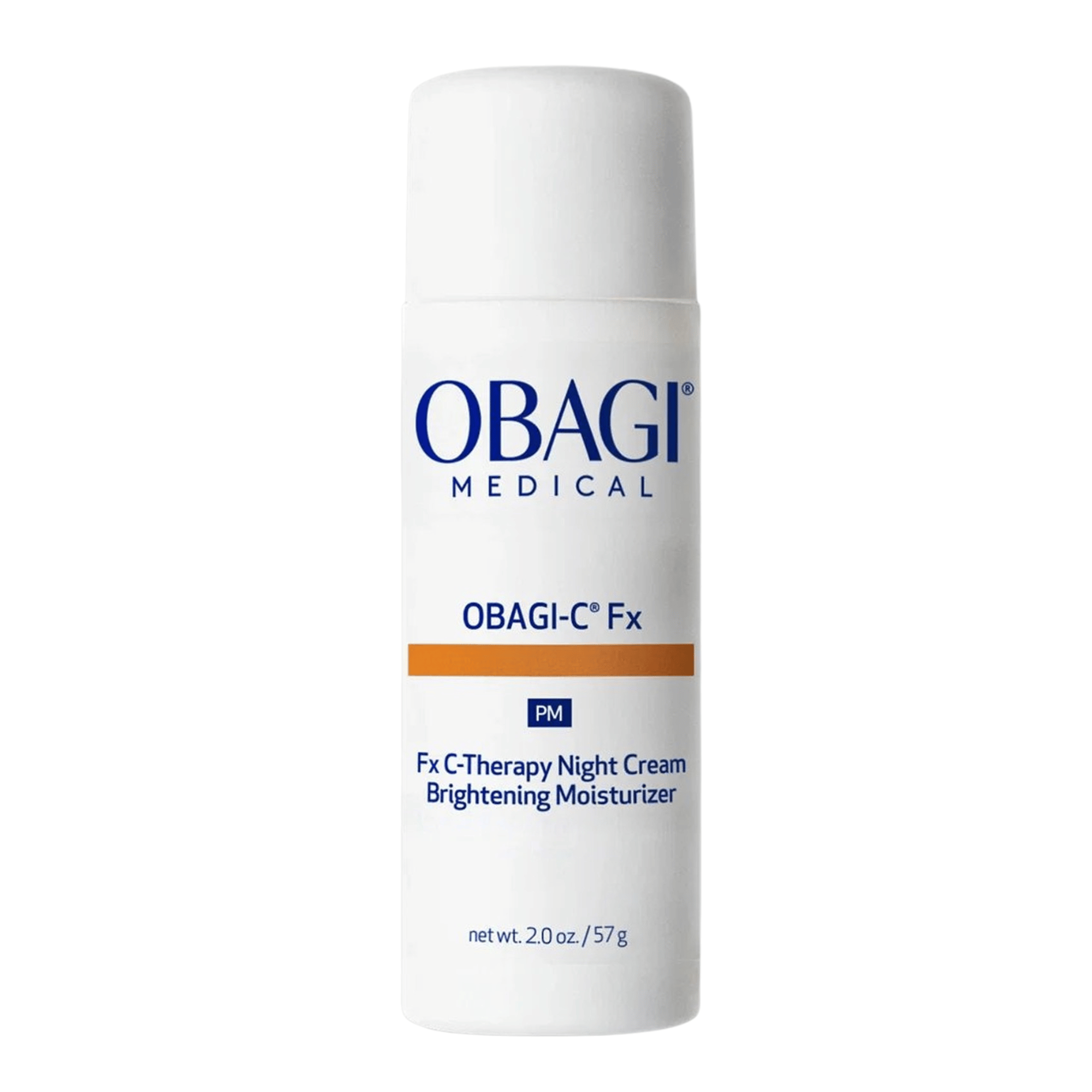 Obagi-C Fx C-Therapy Night Cream brightening moisturizer 2 oz white pump bottle