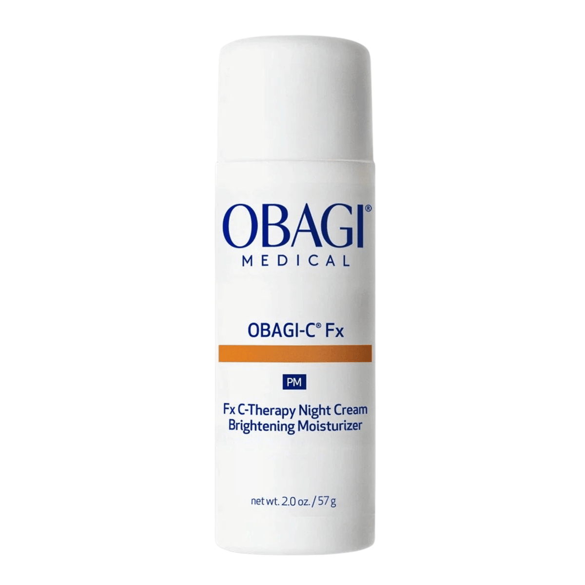 Obagi-C Fx C-Therapy Night Cream brightening moisturizer 2 oz white pump bottle