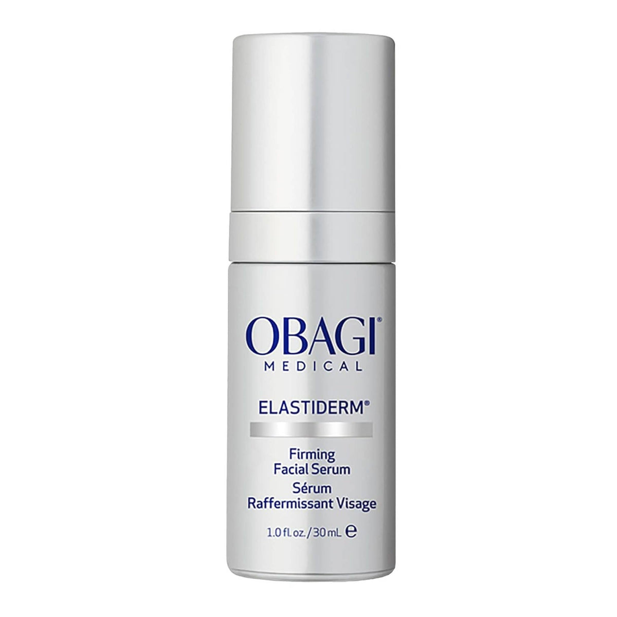 Obagi Medical ElastiDerm Firming Facial Serum 1 fl oz silver pump bottle