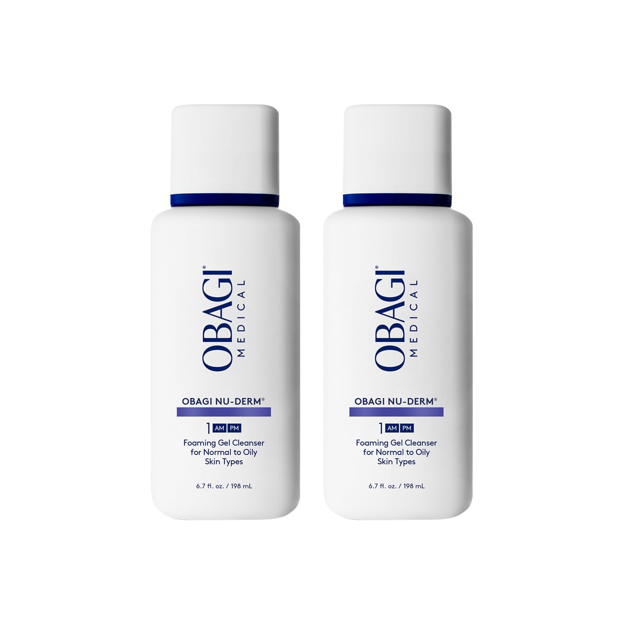 Obagi Nu-Derm Foaming Gel Cleanser 2-pack