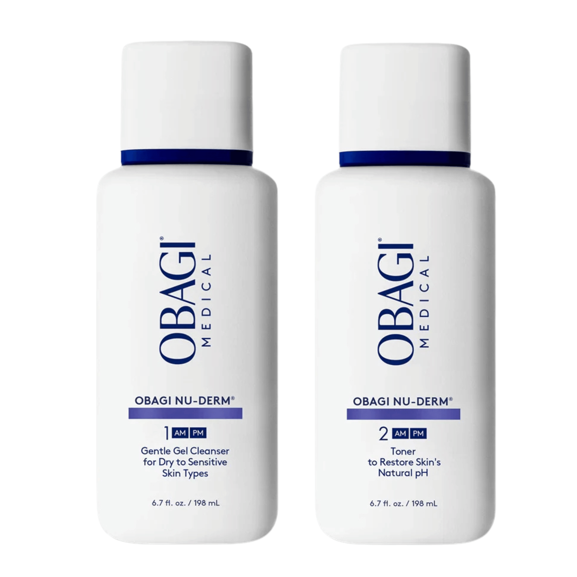 Obagi Nu Derm Gentle Gel Cleanser & Toner Duo