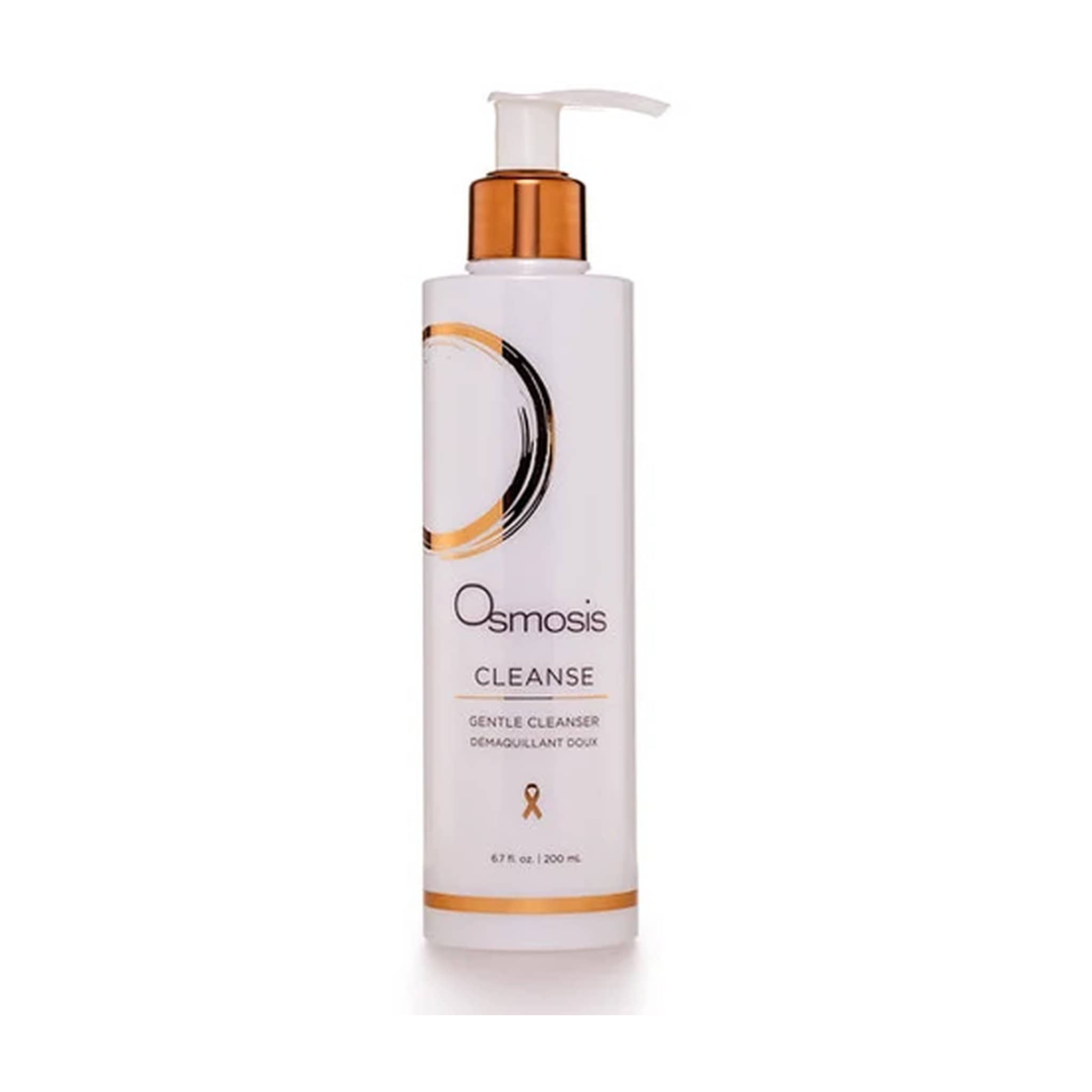 Osmosis Deep Clean Detox Cleanser 200 mL pearl bottle with rose gold accents on white background