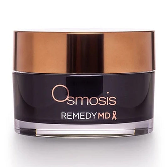 Osmosis Remedy MD Healing Balm 1 oz black jar with bronze lid