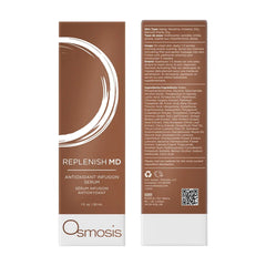 Osmosis Replenish MD box front and back showing ingredients and usage directions