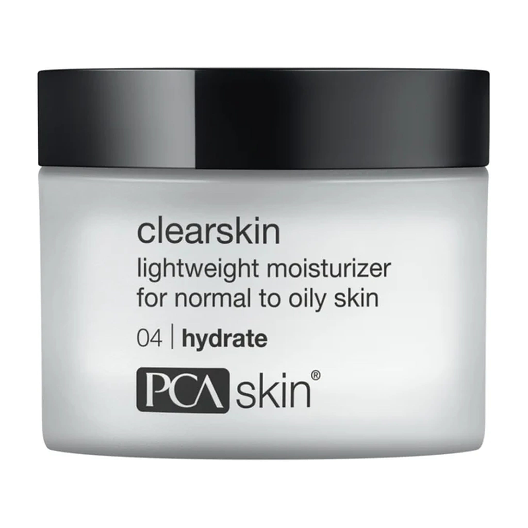 PCA Skin Clearskin lightweight moisturizer jar for normal to oily skin