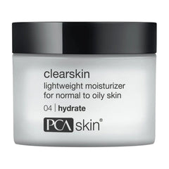 PCA Skin Clearskin lightweight moisturizer jar for normal to oily skin