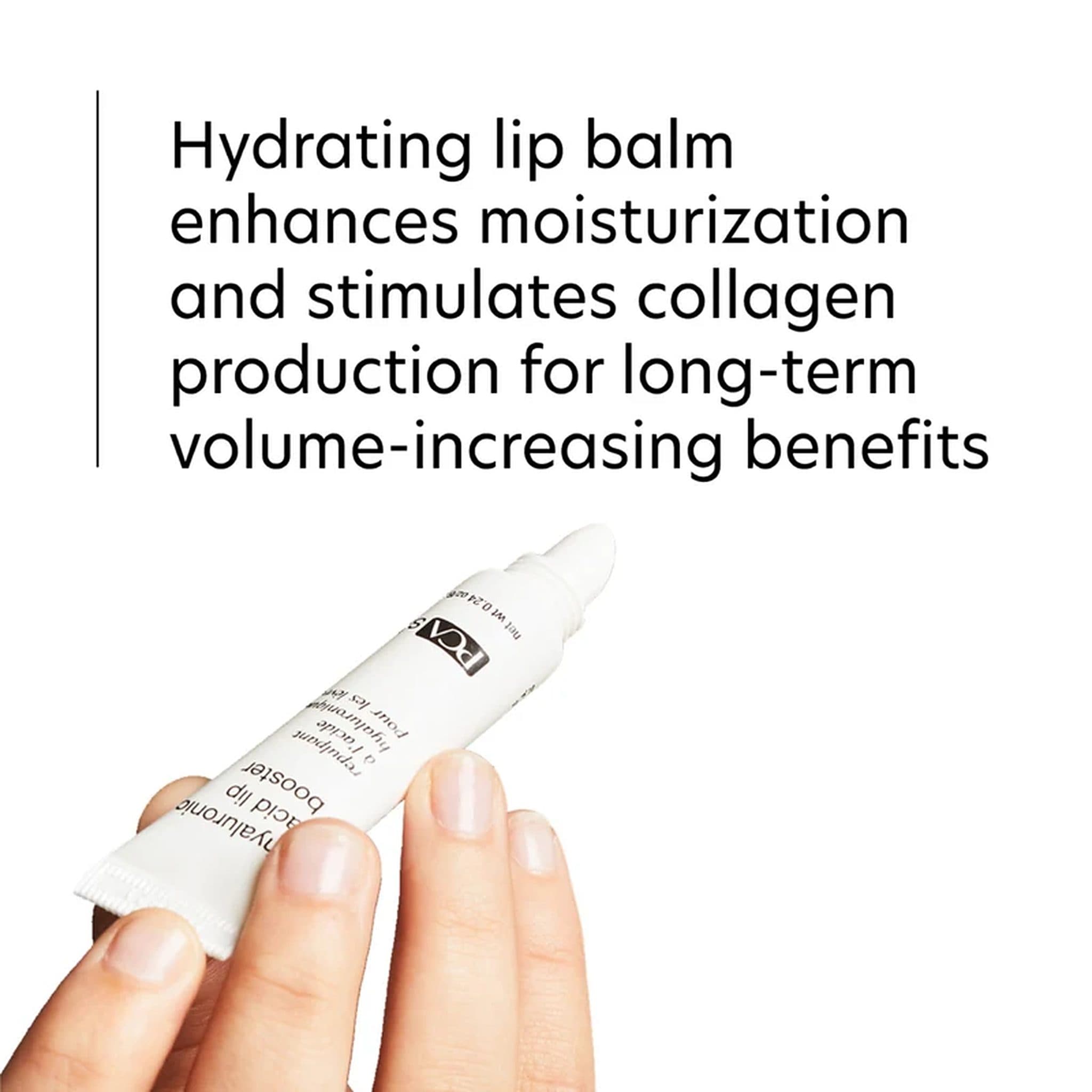PCA Skin Hyaluronic Acid Lip Booster hydrating lip balm for collagen and long term volume
