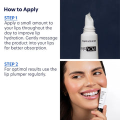 How to apply PCA Skin Hyaluronic Acid Lip Booster daily for hydrated fuller lips