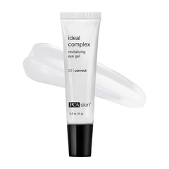PCA Skin Ideal Complex Revitalizing Eye Gel with clear lightweight gel texture swatch