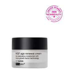 PCA Skin MGF Age Renewal Cream bio-restorative moisturizer with micro growth factor technology, 2026 NewBeauty Award Winner