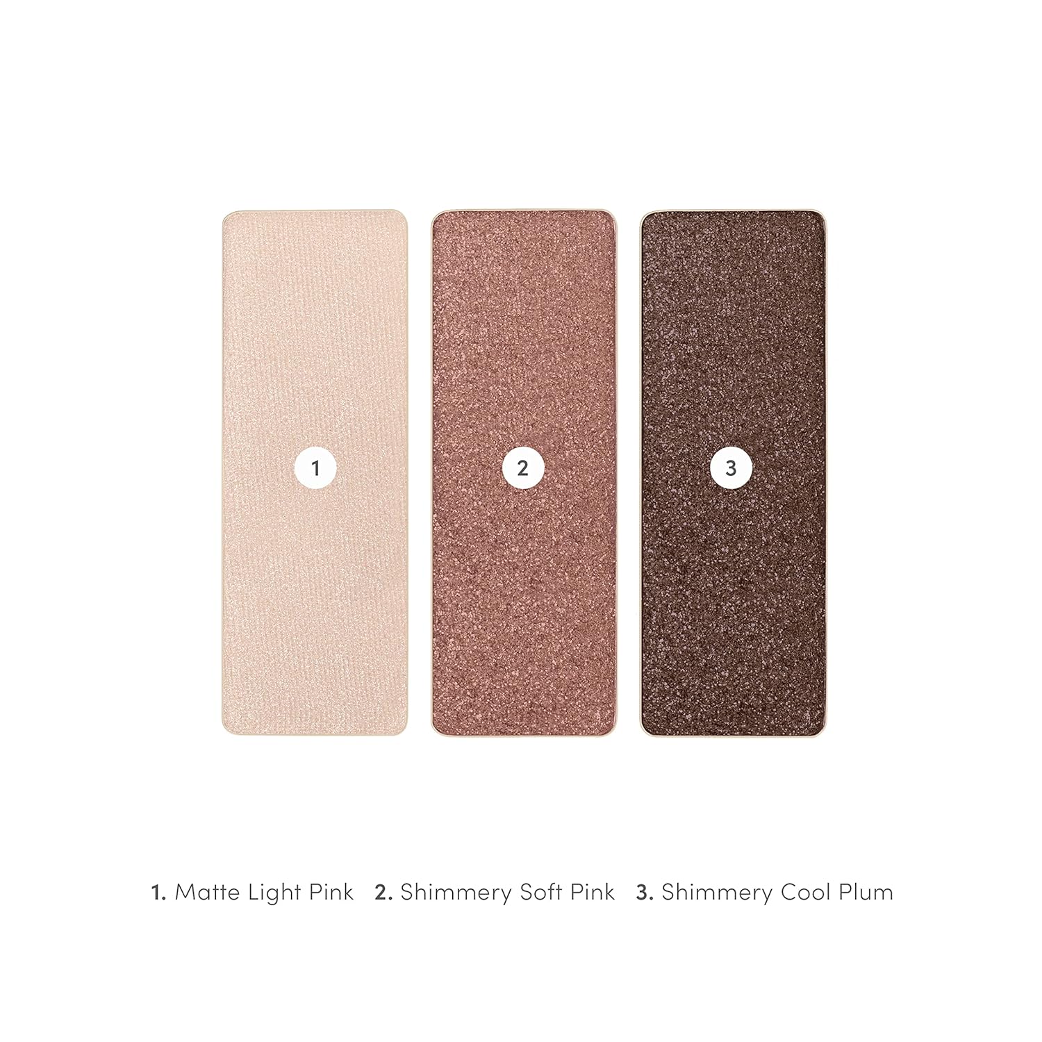 Jane Iredale PurePressed Eyeshadow Trio Pink Quartz Swatches Shop At Exclusive Beauty 5