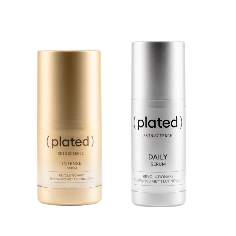 Plated Skin Science Daily and Intense Serum shop at Exclusive Beauty