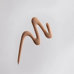 Rationale Brilliance Tinted Serum SPF50+ lightweight tinted serum texture swatch in medium beige tone