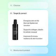 Revision Skincare DEJ Daily Boosting Serum bottle supports collagen elastin and firmness at the dermal-epidermal junction