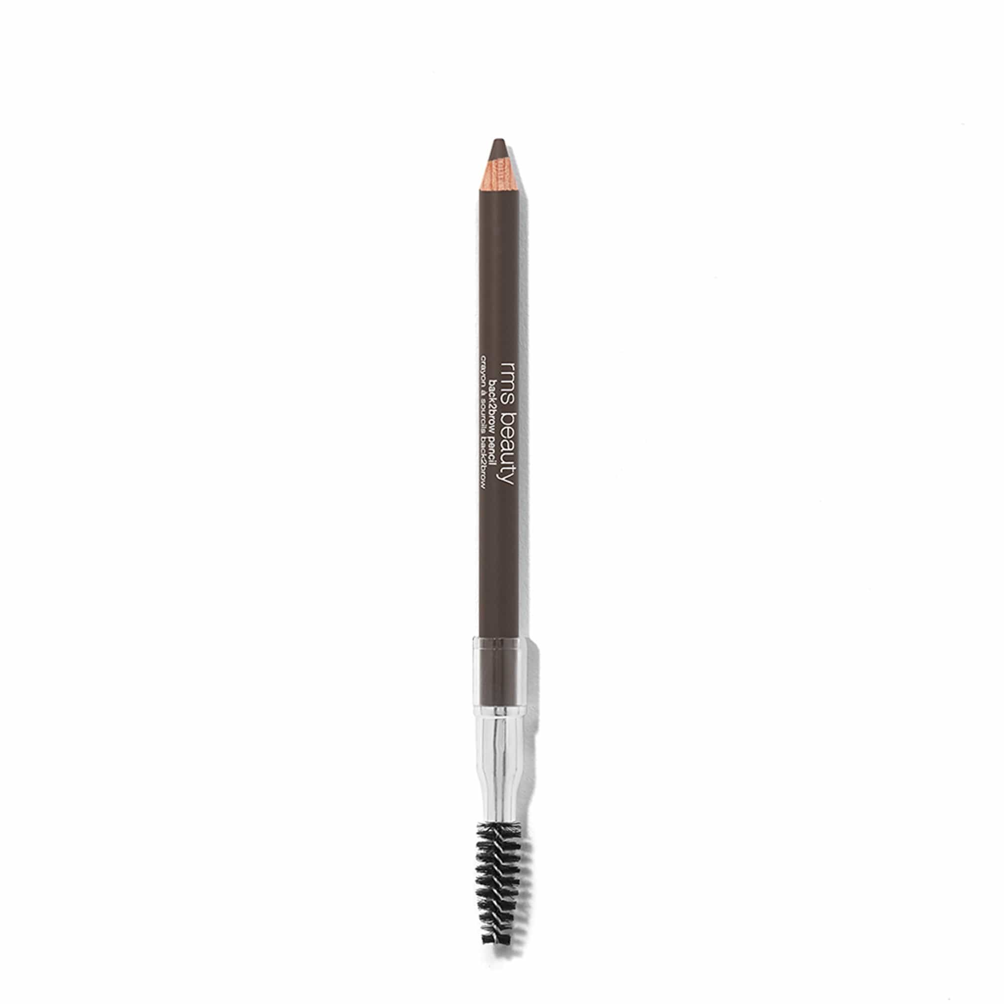 RMS Beauty Back2Brow Pencil in Dark with spoolie brush 1