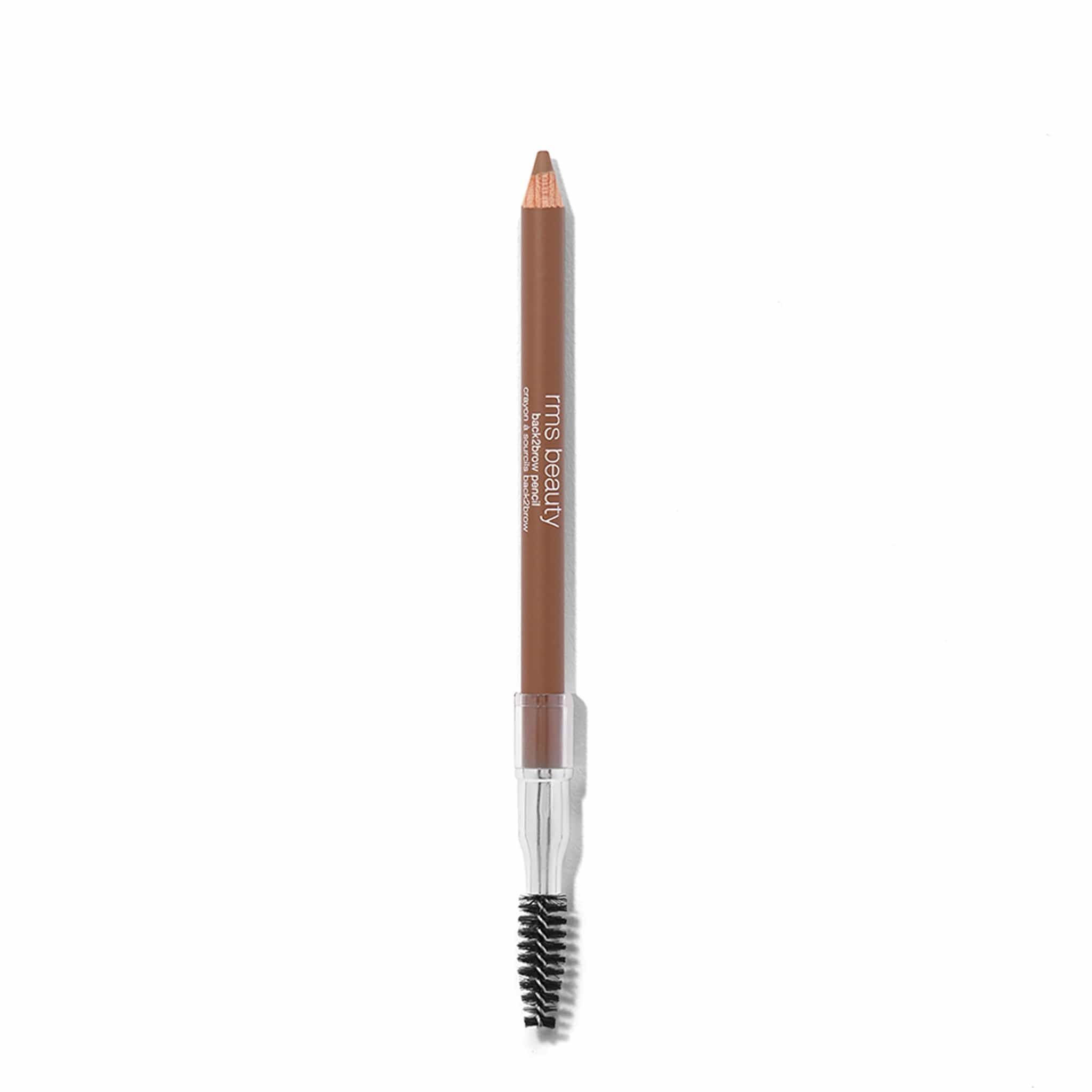 RMS Beauty Back2Brow Pencil in Medium with spoolie brush 1