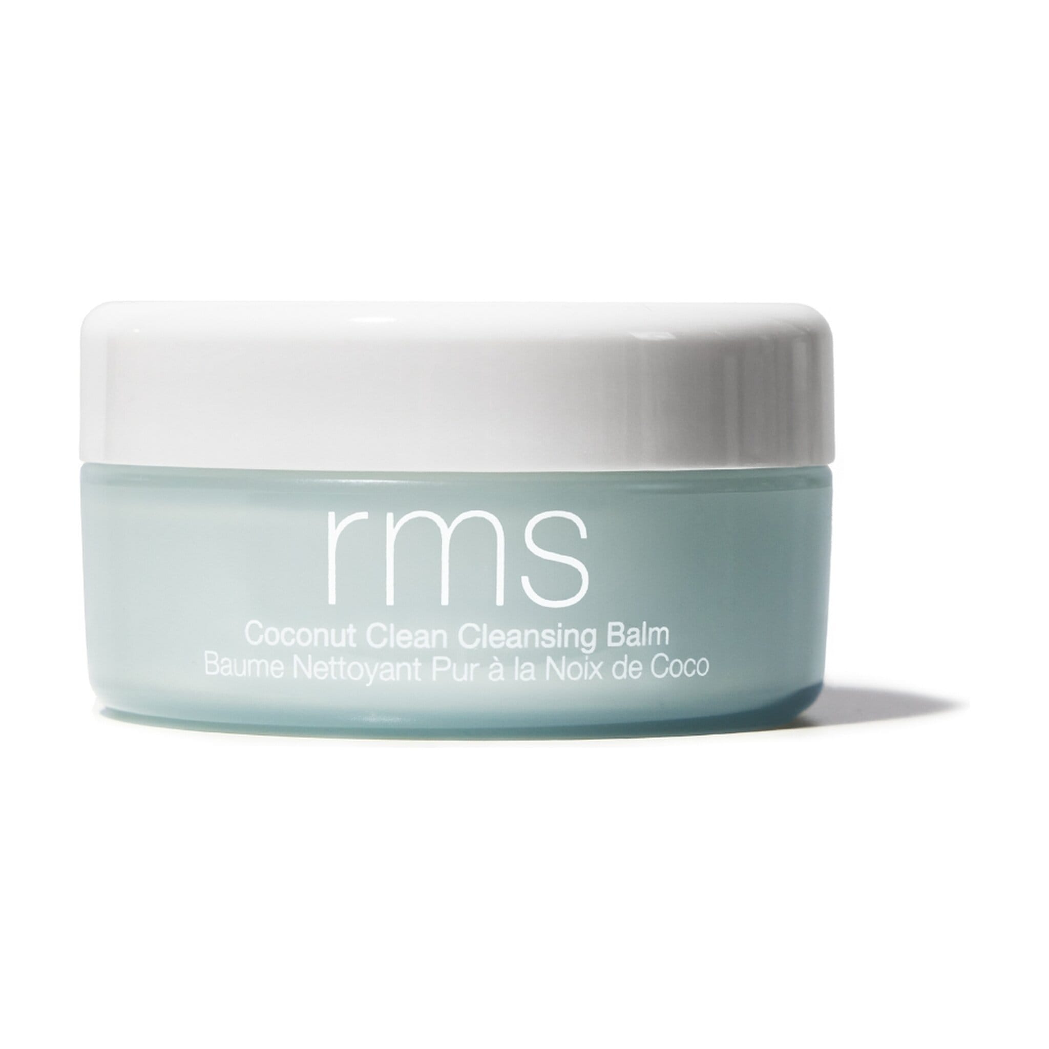 Coconut Clean Cleansing Balm jar with white lid