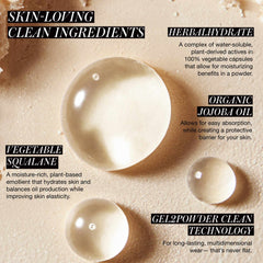 Hydra Setting Powder clean ingredient droplets including squalane and jojoba oil 3