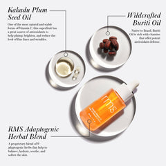 Key ingredients Kakadu plum seed oil buriti oil and adaptogenic herbal blend