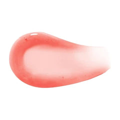 Chameleon lip oil swatch showing color-changing coral pink finish 2