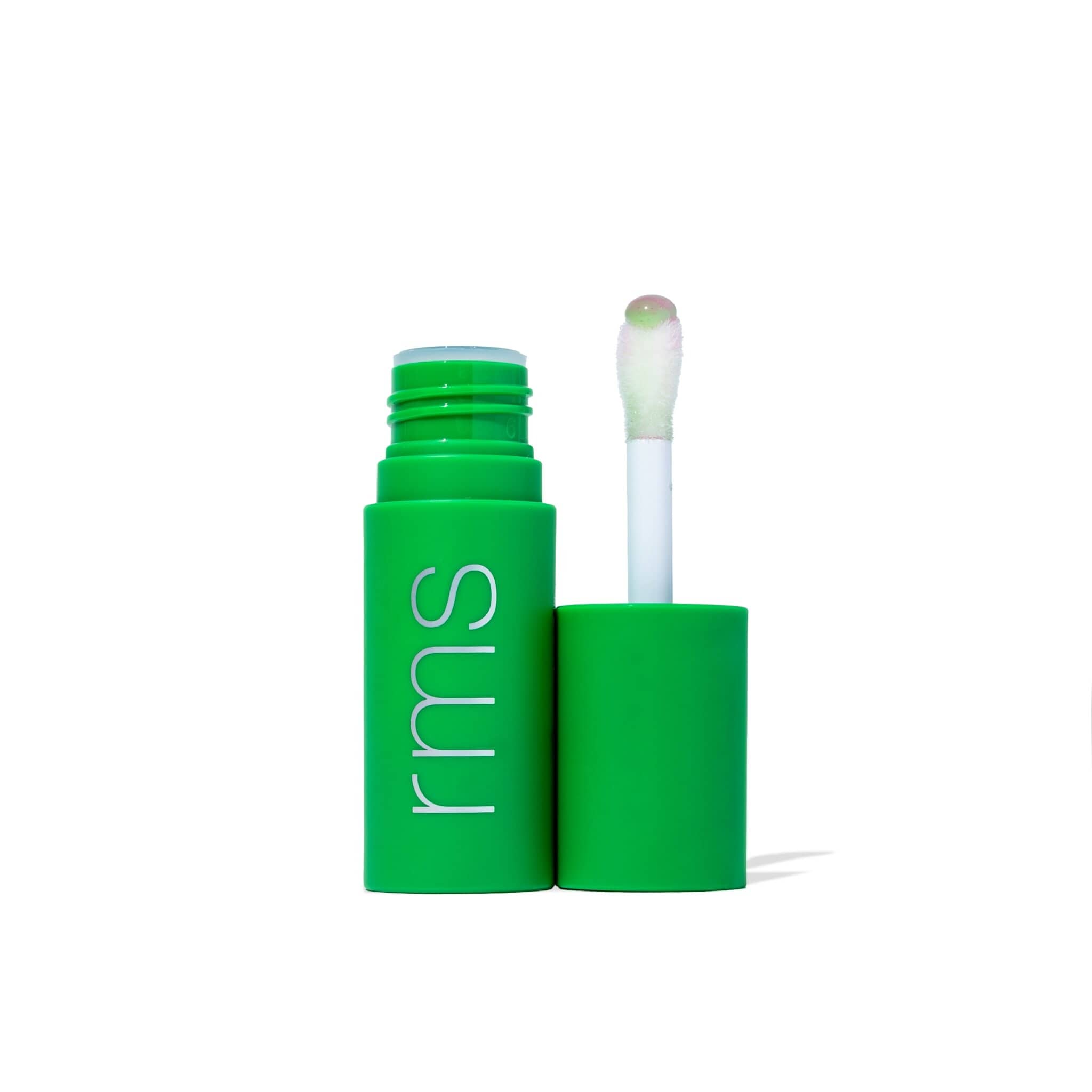 RMS Beauty color-changing Chameleon lip oil in green tube 1