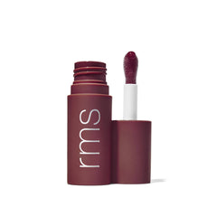 RMS Beauty lip oil in Milla deep berry shade with doe-foot wand 1