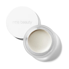 RMS Beauty Luminizer in Living a soft pearl cream highlighter in an open jar 1