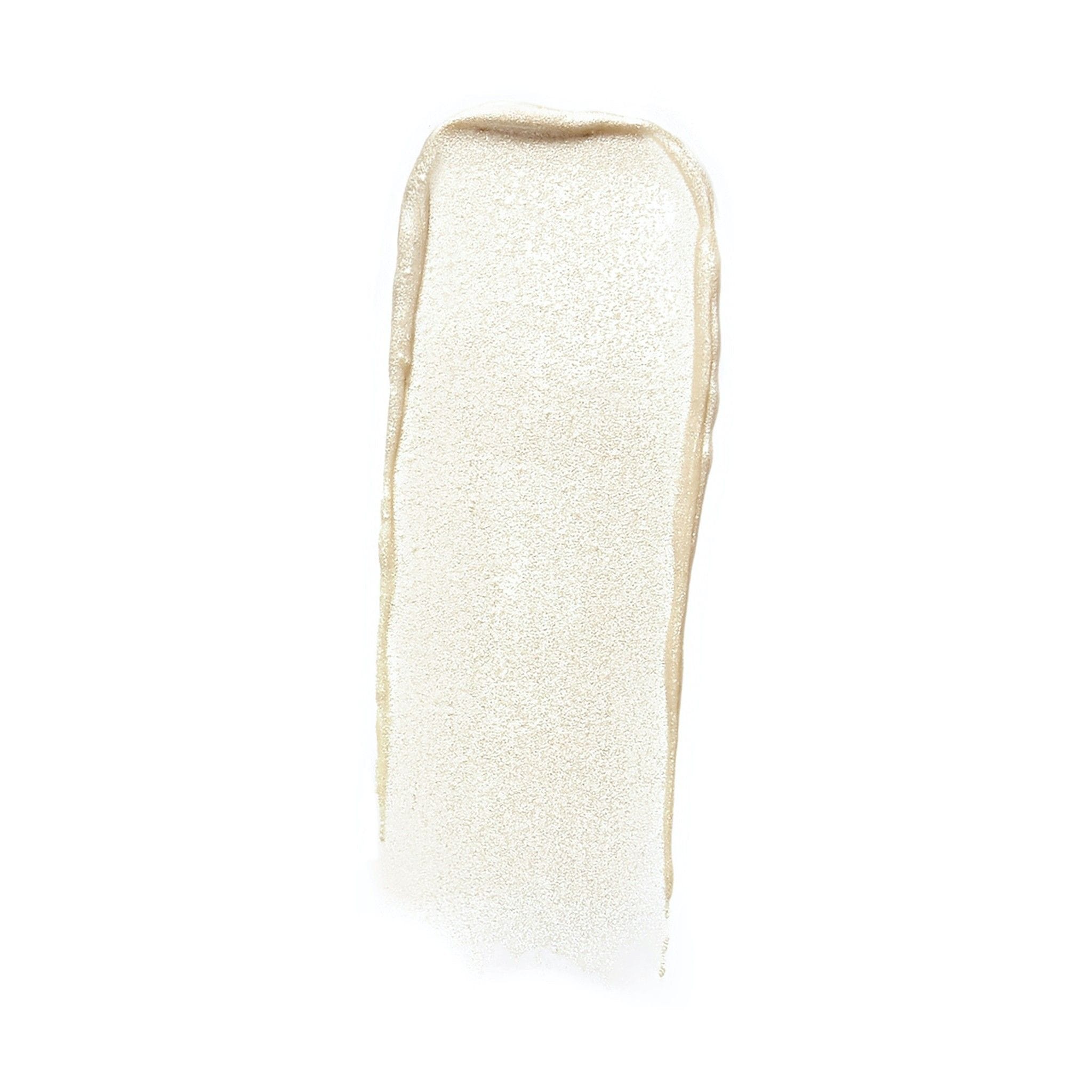 RMS Beauty Luminizer Living swatch showing a pearl white cream highlighter 2