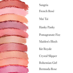RMS Beauty ReDimension Blush swatches across all ten shades with names 3