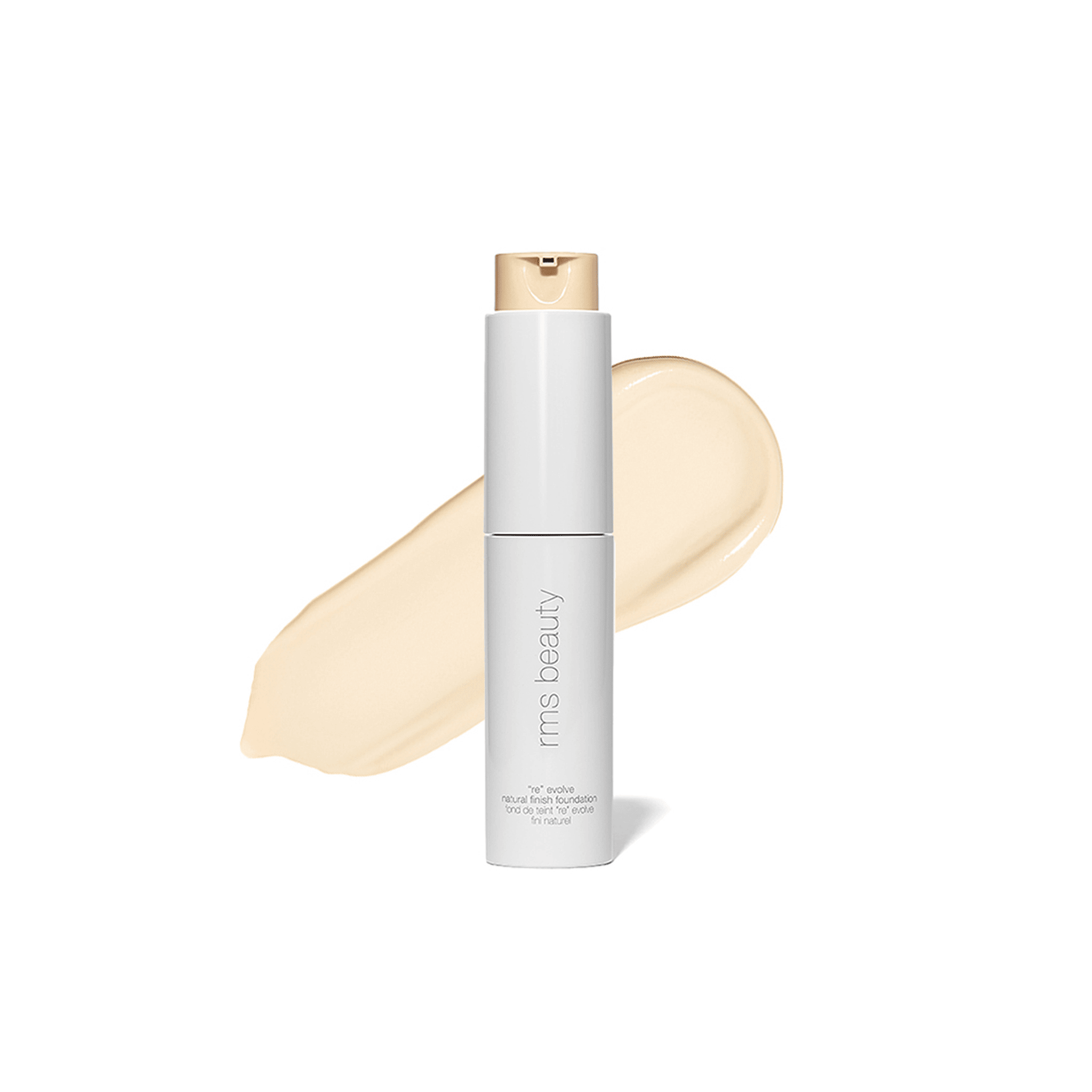 RMS Beauty ReEvolve Natural Finish Foundation shade 000 with color swatch 1