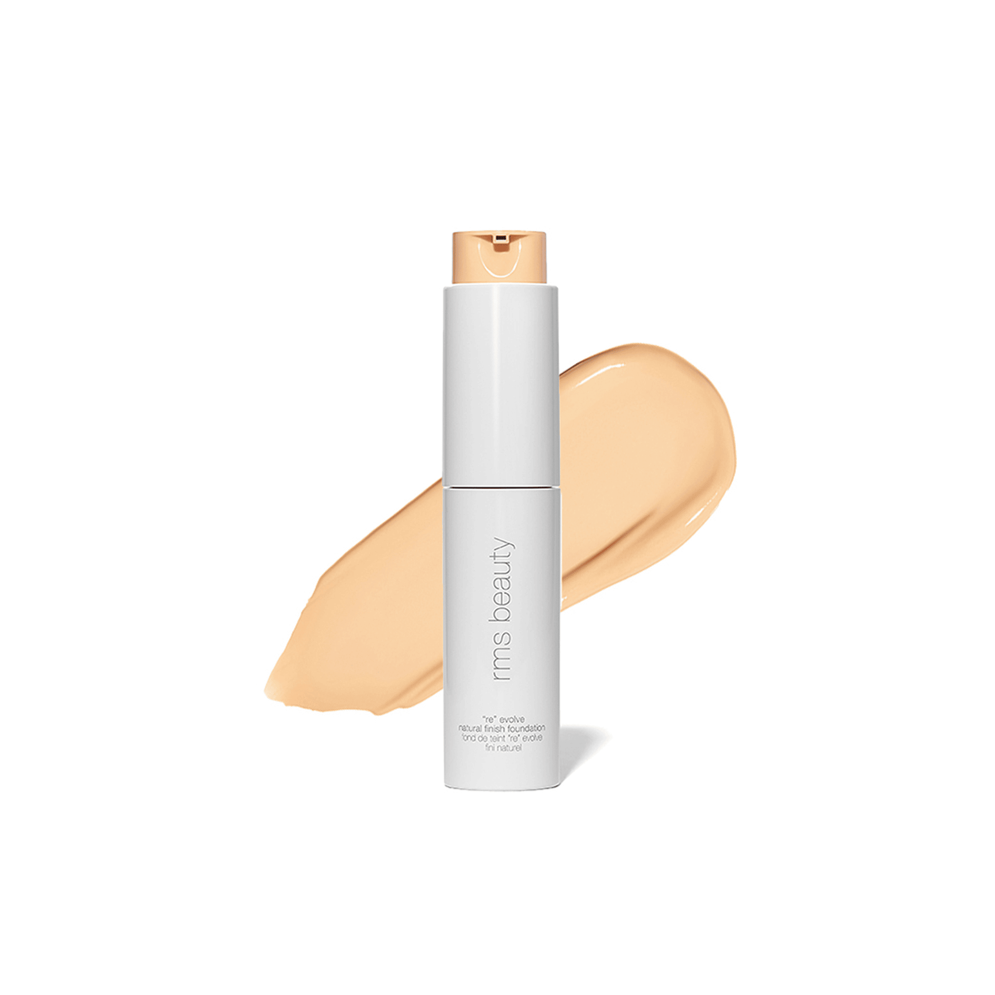 RMS Beauty ReEvolve Natural Finish Foundation shade 11.5 with color swatch 1