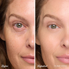 Before and after results using ReFresh Eye Brightener in Cherish 3