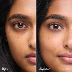 Before and after results using ReFresh Eye Brightener in Hush 3
