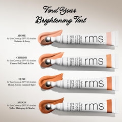 Shade finder chart matching ReFresh tints to SunCoverup SPF 50 shades 11