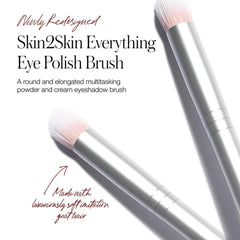 Two Skin2Skin Everything Eye Polish Brushes showing round tapered bristle tips