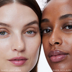 RMS Beauty SuperNatural Radiance Serum shades Light Aura and Rich Aura side by side 5
