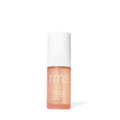 RMS Beauty Radiance Lock Setting Mist travel size 30ml bottle on white background