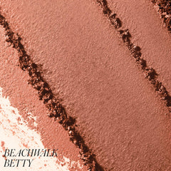 Macro texture of ReDimension Hydra Bronzer powder in shade Beachwalk Betty 2