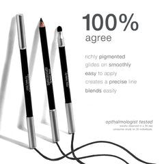 Straight Line Kohl Eye Pencil claims for pigment glide precision and blend 3