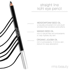 Straight Line Kohl Eye Pencil with meadowfoam mango and jojoba oil callouts 4