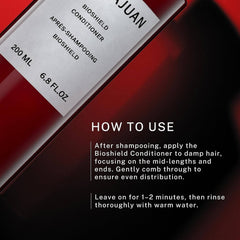 How to use SACHAJUAN Bioshield Conditioner on damp hair after shampooing