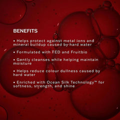 SACHAJUAN Bioshield Shampoo benefits for hard water buildup and color protection