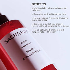 SACHAJUAN Glow Hair Mist benefits for smooth glossy frizz free hair