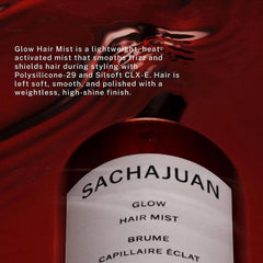 SACHAJUAN Glow Hair Mist lightweight heat activated spray for frizz control and shine