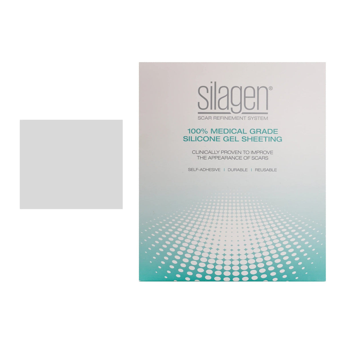Silagen 5 inch by 6 inch silicone scar sheeting