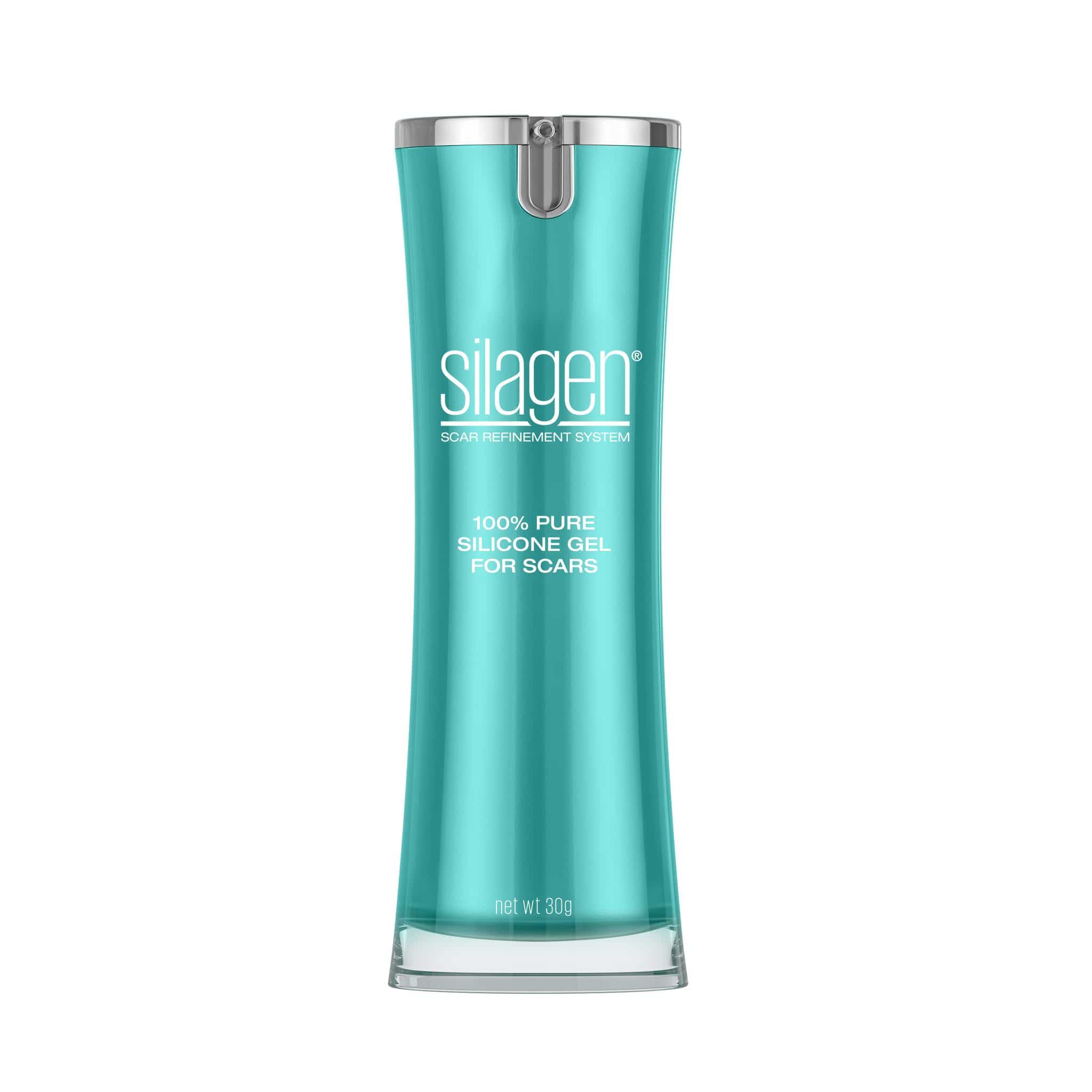 Silagen 100% Pure Silicone Gel for Scars 30g pump bottle Scar Refinement System