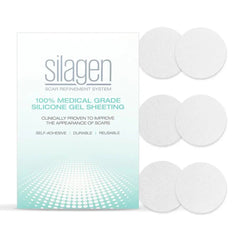 Silagen scar refinement system medical grade silicone gel sheeting box with dots
